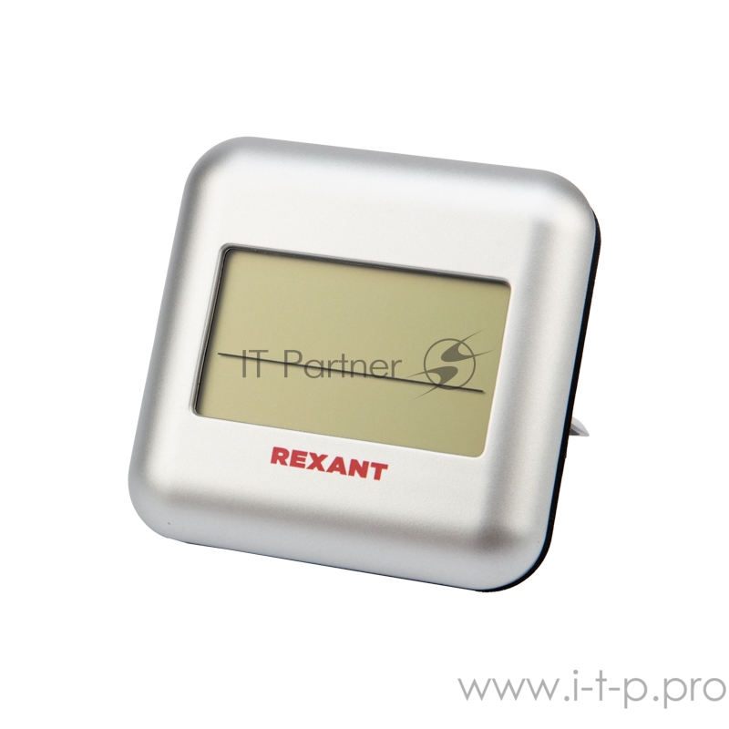 Термометр электронный REXANT S3341BF с часами и беспроводным выносным датчиком