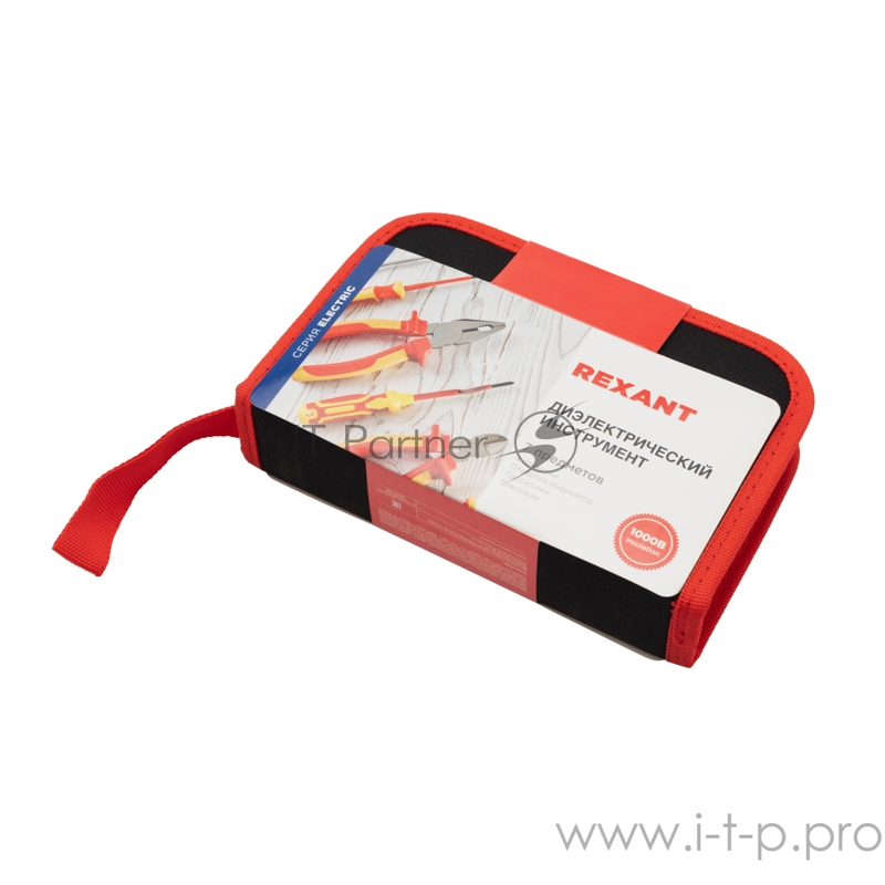 Набор диэлектрического инструмента REXANT RI-01, 7 предметов, до 1000 В, тканевый пенал