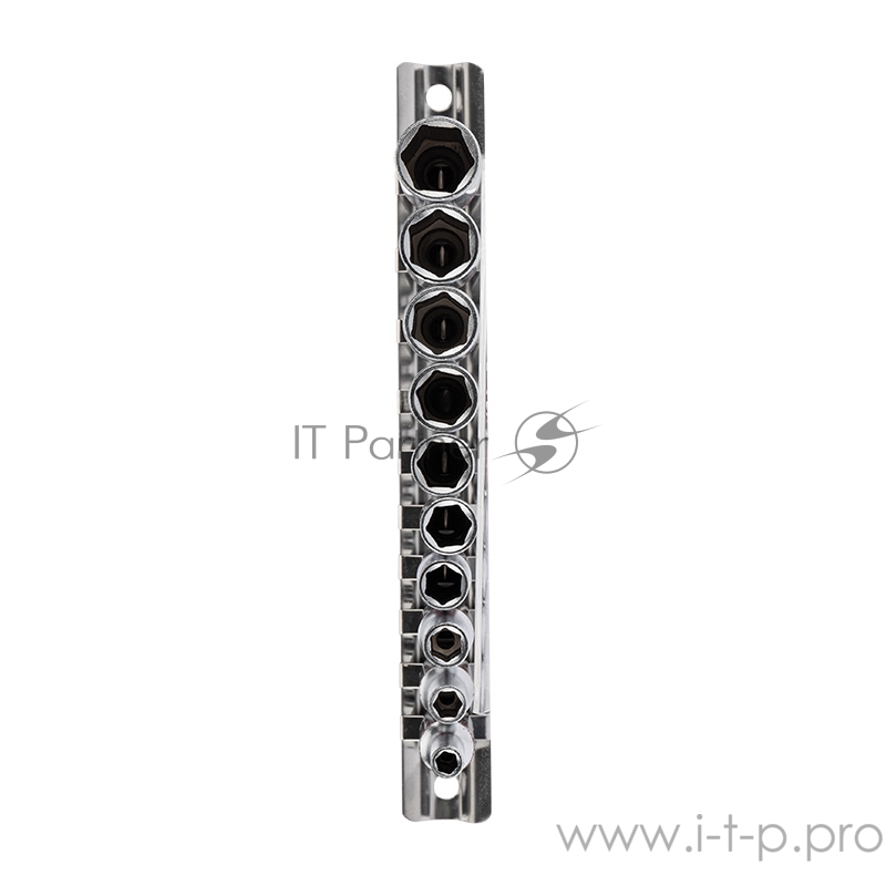 Набор удлиненных торцевых головок REXANT 1/4, шестигранные, CrV, 10 шт., 4-13 мм