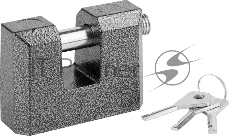 Замок Россия навесной, дисковый механизм секрета, ВС2-3А 37220-3