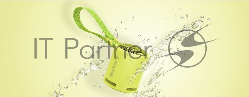 Колонка порт. Sony SRSXB13Y.RU2 желтый 5W Mono BT