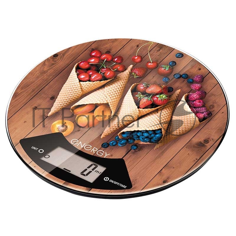 Весы кухонные электронные ENERGY EN-403 (вафли) круглые