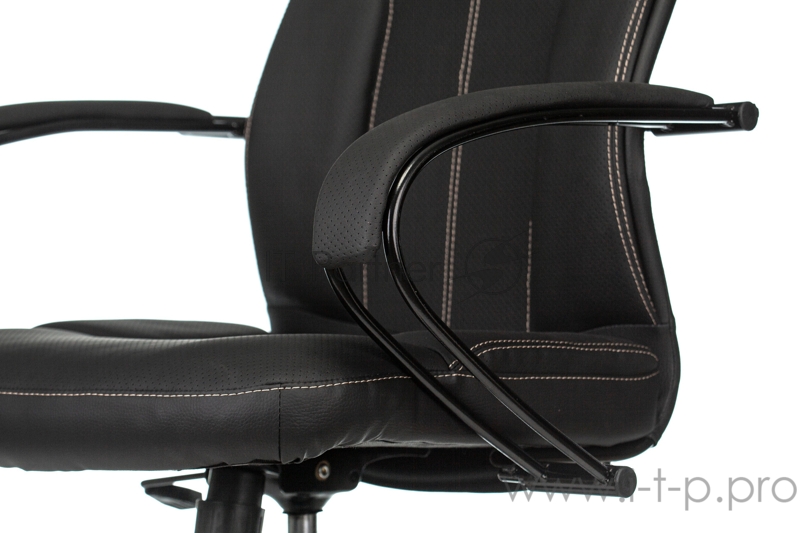 Кресло руководителя Бюрократ CH-608/ECO черный искусственная кожа крестовина пластик