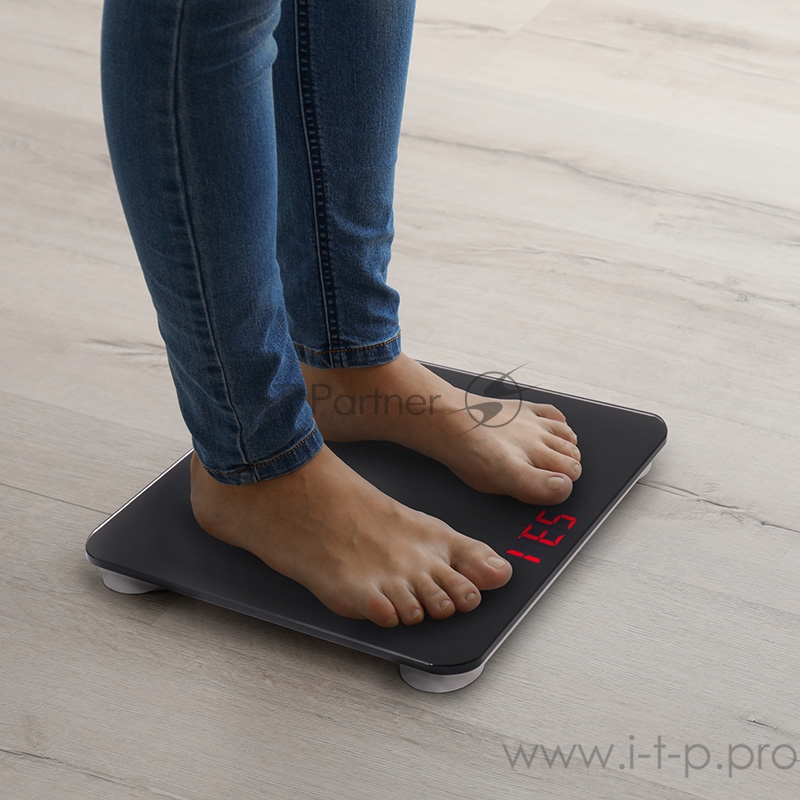 Весы электронные Domie с функцией Bluetooth подключения, до 180 кг, с цифровым дисплеем