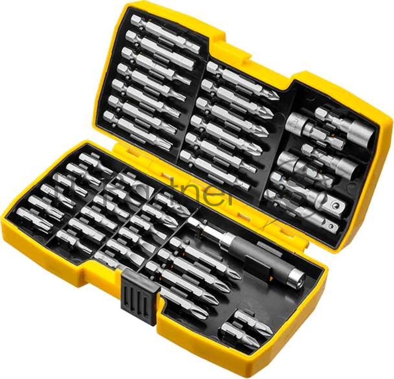 Набор STAYER PROFI: Биты многофункц. CR-MO, головок и адаптеров в боксе, 44 предмета 26135-H44