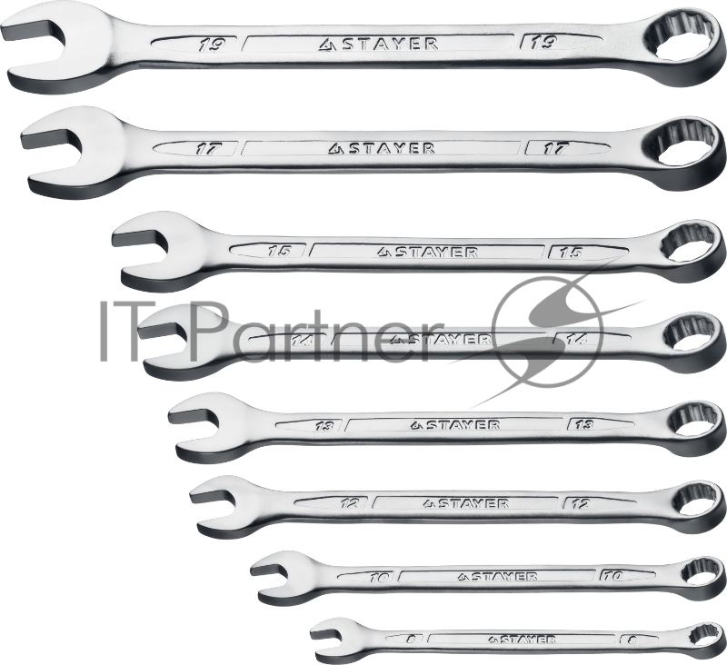 Набор комбинированных гаечных ключей Stayer 8 шт 8 - 19 мм HERCULES 27085-H8_z01