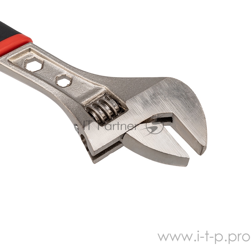 Разводной ключ REXANT 300 мм никелированный, двухкомпонентная рукоятка