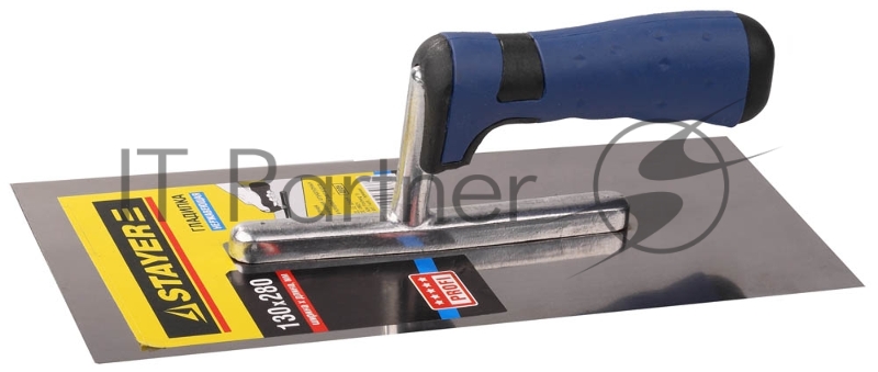 Гладилка STAYER ПРОФИ нержавеющая с двухкомпонентой ручкой, 130x280мм 0805