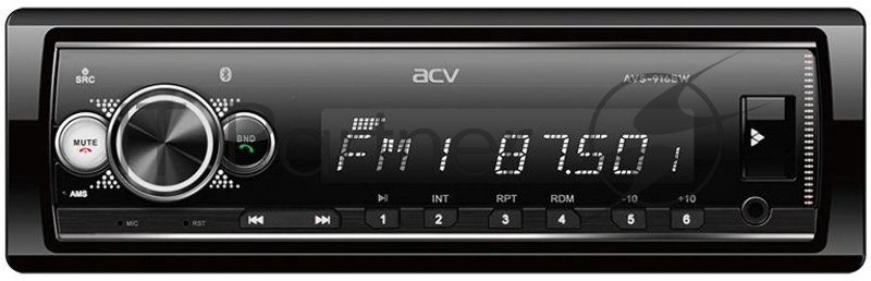 Автомагнитола ACV AVS-916BW 1DIN 4x50Вт