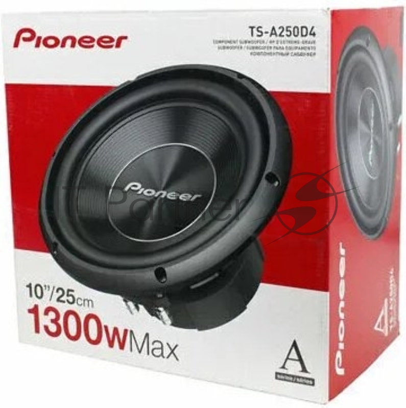 Сабвуфер автомобильный Pioneer TS-A250D4 400Вт пассивный (25см/10)