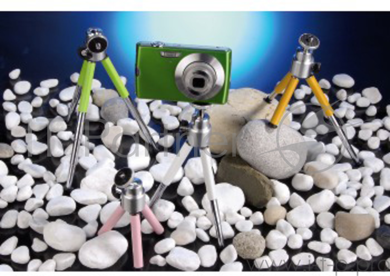 Штатив Hama BallMini L4 4071 настольный серебристый металл (110гр.)