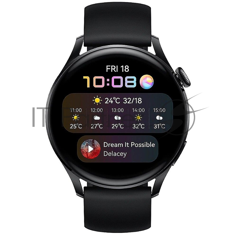 Смарт-часы HUAWEI WATCH 3 Galileo-L11E, 1.43, черный