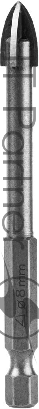 Сверло по плитке STAYER PROFI 2985-08_z01 с 4-мя режущими лезвиями d8мм
