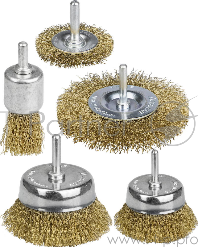 Кордщетка STAYER MASTER 35157-H5_z01 набор витая латун. стальная провол. 0.3мм