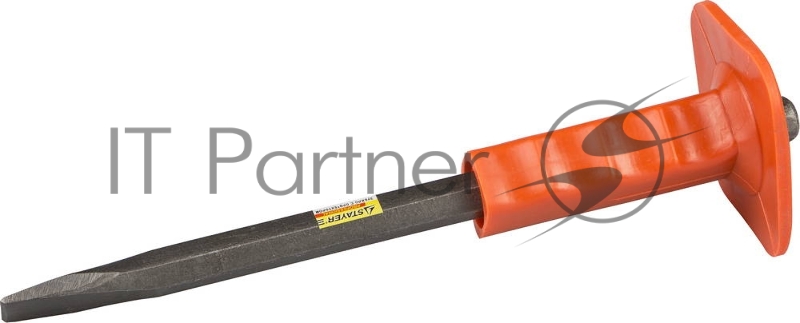 Зубило STAYER Hercules 2122-30 по металлу, камню и бетону с протектором, 25х300 мм