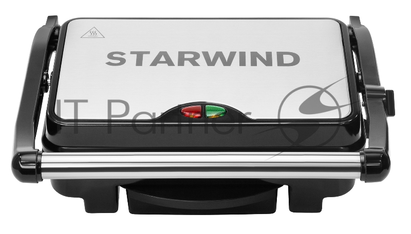 Электрогриль Starwind SSG2040 1500Вт серебристый/черный