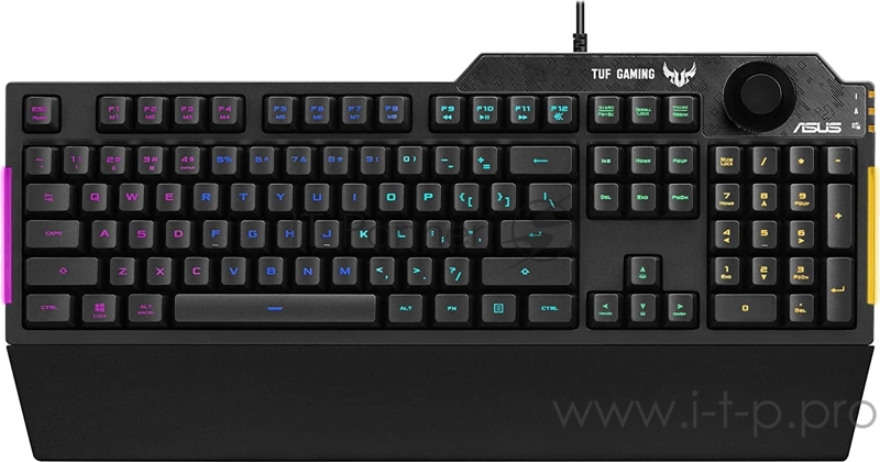Набор игровая клавиатура и мышь ASUS TUF Gaming Combo K1 & M3 черные (USB, RGB подсветка, Mech-Brane, 7 кнопок, 7000 dpi, 90MP02A0-BCRA00)