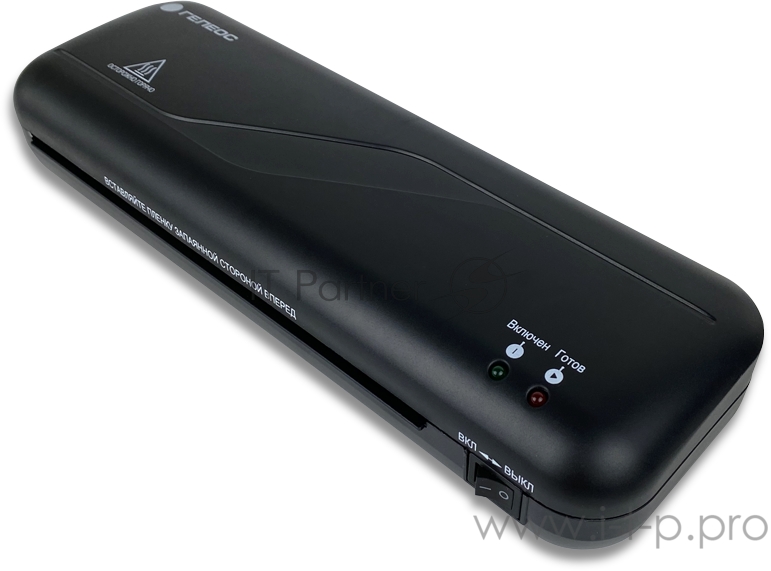 Ламинатор ГЕЛЕОС ЛМ A4 Старт, А4, 2х150 (пленка 75-150мкм), 300 мм/мин, 2 вала, пласт. корпус, мах толщина 0,6мм