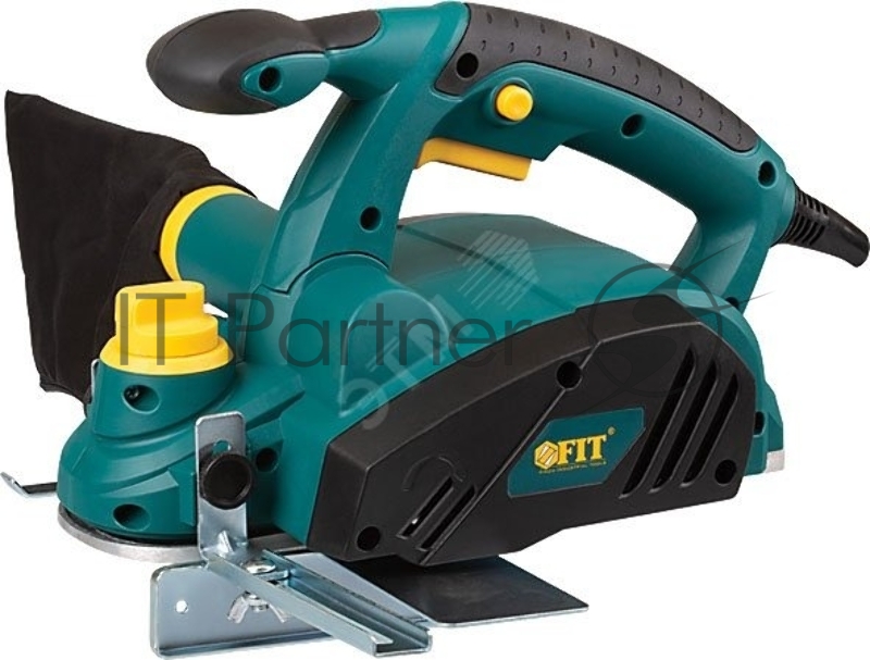 Рубанок FIT 80498 900 Вт 16000 об/мин 82мм 0-3,0мм паз 0-16мм прав. выброс ал.опора рез. накл. кор