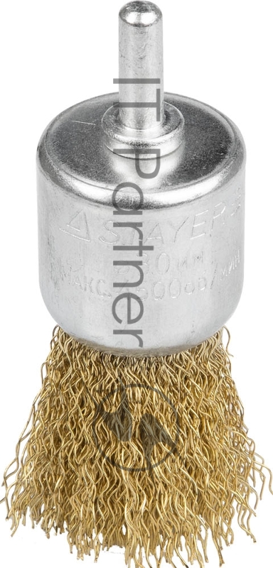 Щетки STAYER MASTER кистевые для дрели, витая стальная проволока 0,3 мм, 30мм, 2шт 35113-30
