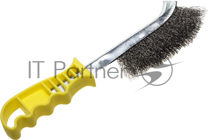 Щетки для дрелей STAYER 3509 Щетка стальная с пластмассовой ручкой, 1 ряд