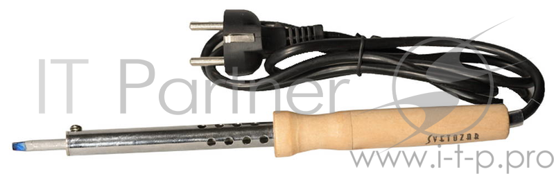 Паяльник STAYER 55310-60 master с деревянной рукояткой и долговечным жалом 60Вт клин