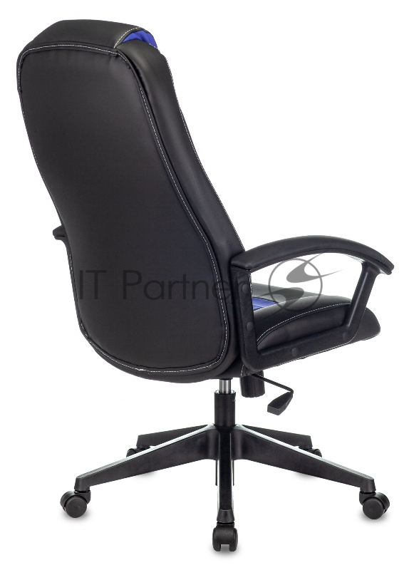 Кресло игровое Zombie 8 черный/синий искусственная кожа крестовина пластик