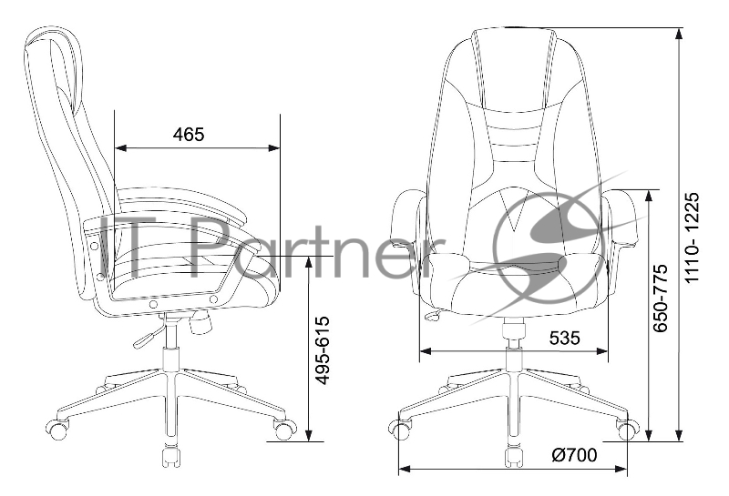 Кресло игровое Zombie 8 черный/синий искусственная кожа крестовина пластик