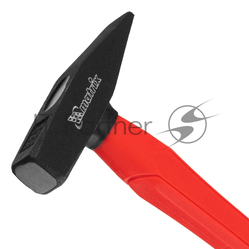 Молоток слесарный MATRIX 10366 optimal 200г фибергласовая обрезиненная рукоятка квадратный боек