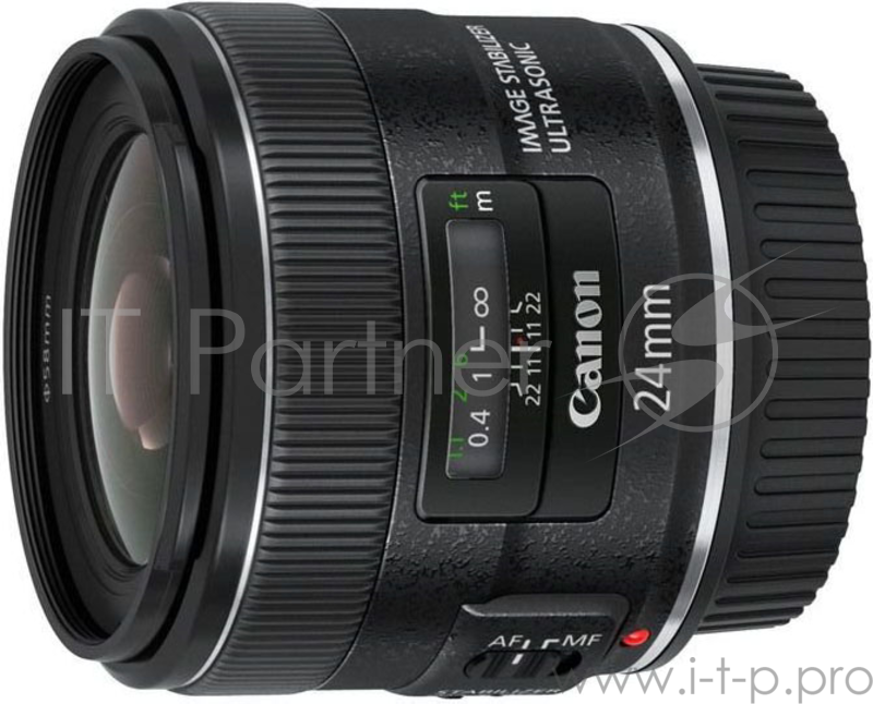 Объектив Canon EF IS USM (5345B005) 24мм F/2.8 черный