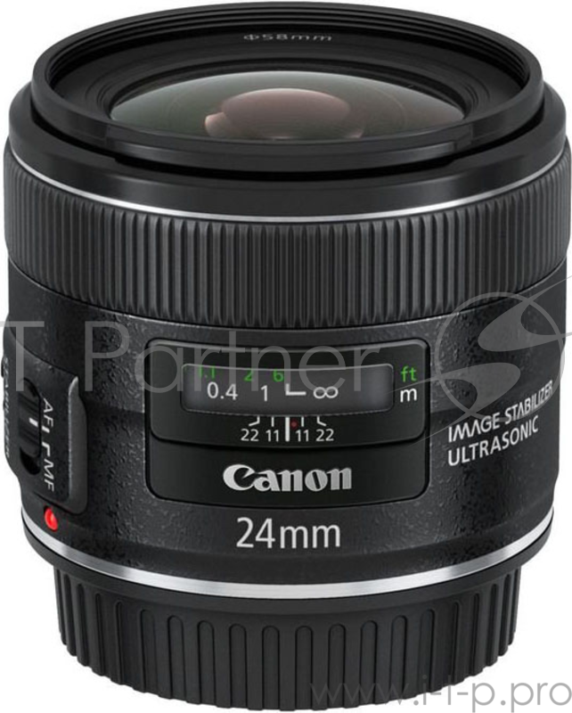 Объектив Canon EF IS USM (5345B005) 24мм F/2.8 черный