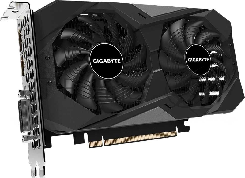 Видеокарта Gigabyte PCI-E GV-N1656WF2OC-4GD nVidia GeForce GTX 1650 4096Mb 128bit GDDR6 1665/8002/HDMIx2/DPx1/HDCP Ret