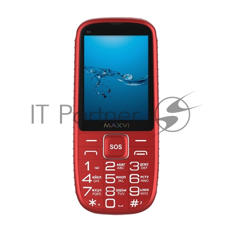 Мобильный телефон Maxvi B9 red