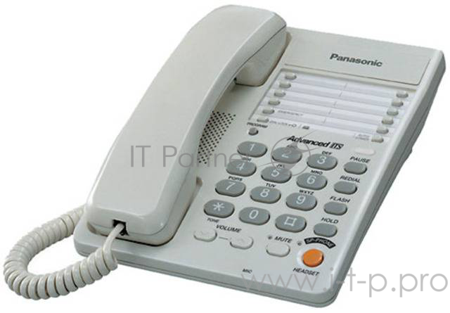 Телефон проводной Panasonic KX-TS2363RUW белый