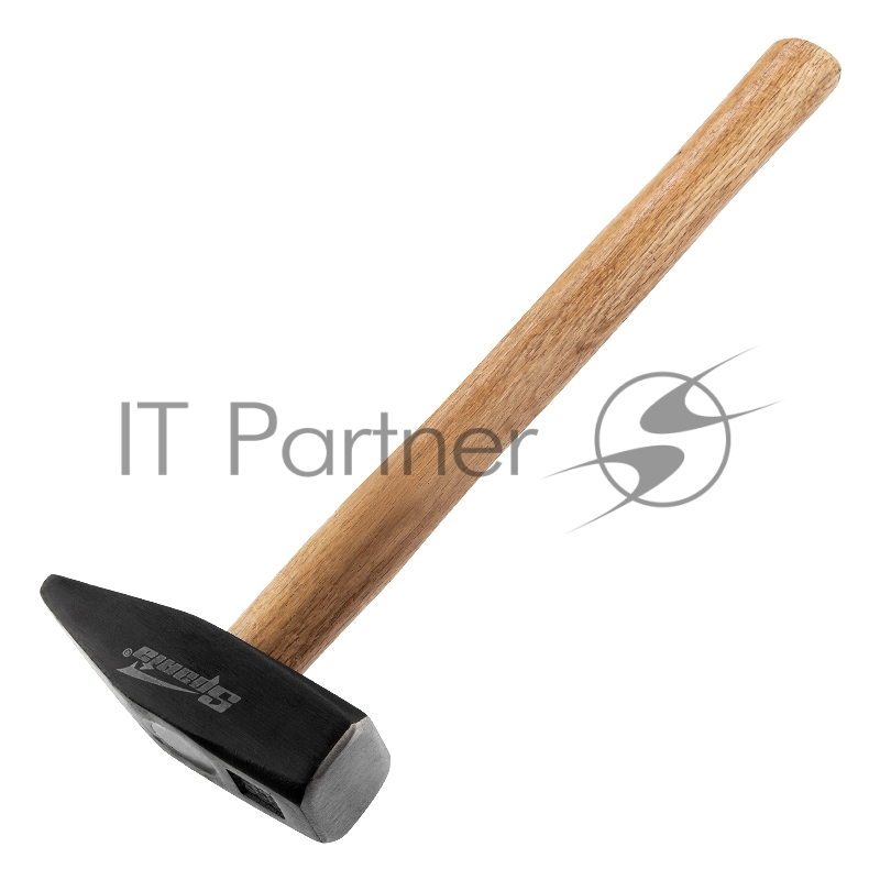 Молоток SPARTA слесарный,1000 г,квадратный боек, деревянная рукоятка//102185