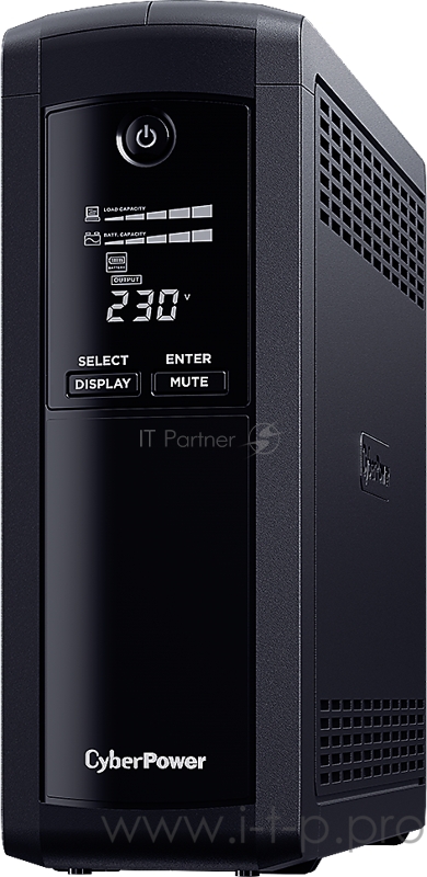Источник бесперебойного питания UPS CyberPower VP1200EILCD Line-Interactive 1200VA/720W USB/RS-232/RJ11/45 (4 + 4 IEC С13)