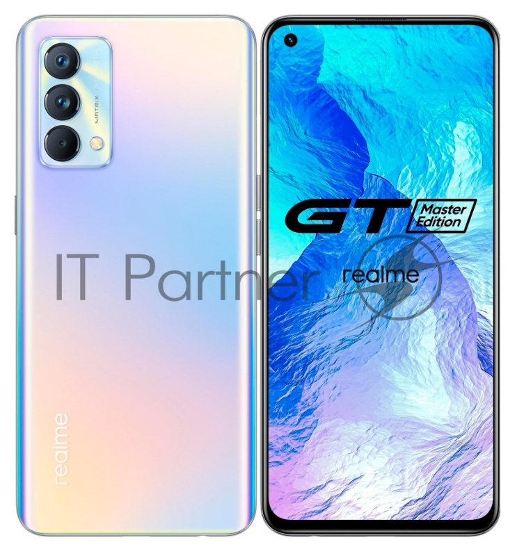 Смартфон Realme GT Master Edition 128Gb 6Gb Перламутровый моноблок 3G 4G 6.43 1080x2400 Android 11 64Mpix 802.11 a/b/g/n/ac/ax NFC GPS GSM900/1800 GSM1900