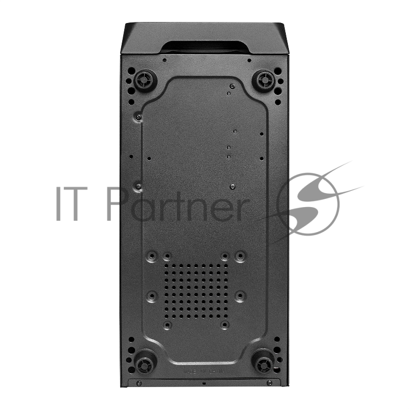 Корпус Miditower ExeGate EX289007RUS EVO-5017 (ATX, без БП, 1*USB+1*USB3.0, HD аудио, черный, 2 вент. 12см с RGB подсветкой)