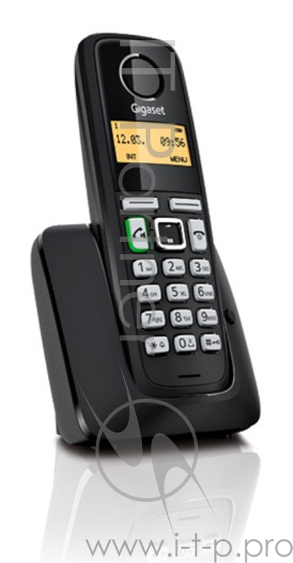 Р/Телефон Dect Gigaset A220 черный АОН