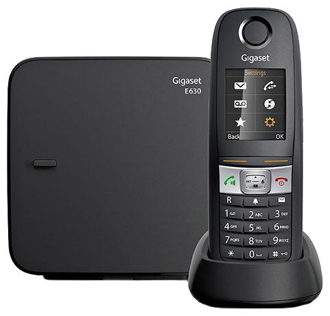 Р/Телефон Dect Gigaset E630 черный АОН