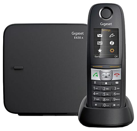 Р/Телефон Dect Gigaset E630A черный автооветчик АОН