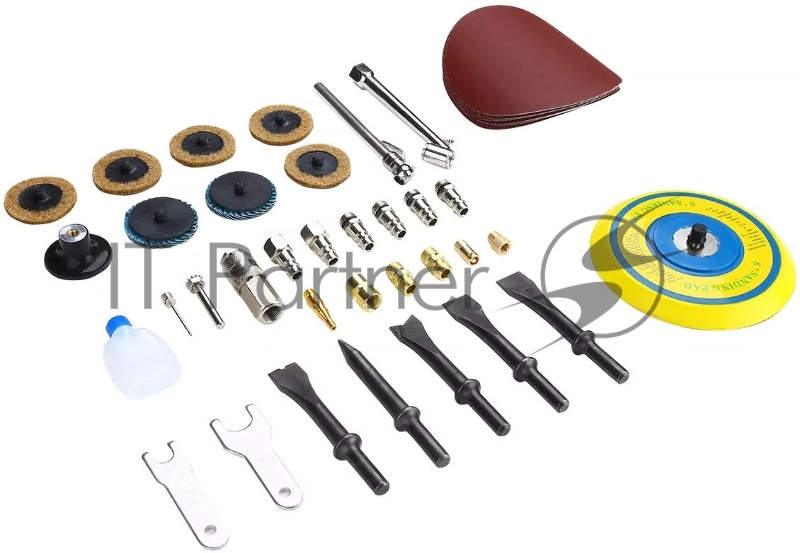 Набор пневмоинструментов Deko DKPT53 Premium компл.:53 предмета 142л/мин (кейс в комплекте)