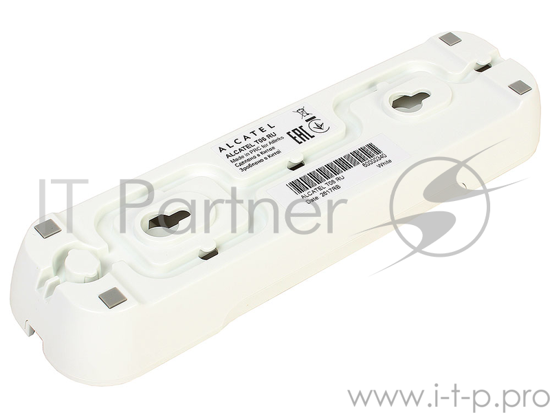 Телефон ALCATEL T06 White Flash, Recall, Wall mt.