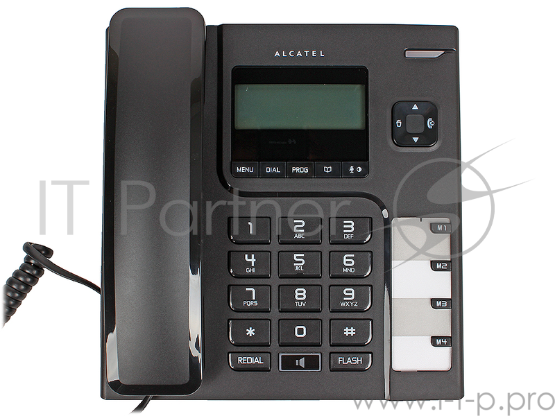 Телефон ALCATEL T56 Black АОН, Display, Flash, Recall, Wall mt.