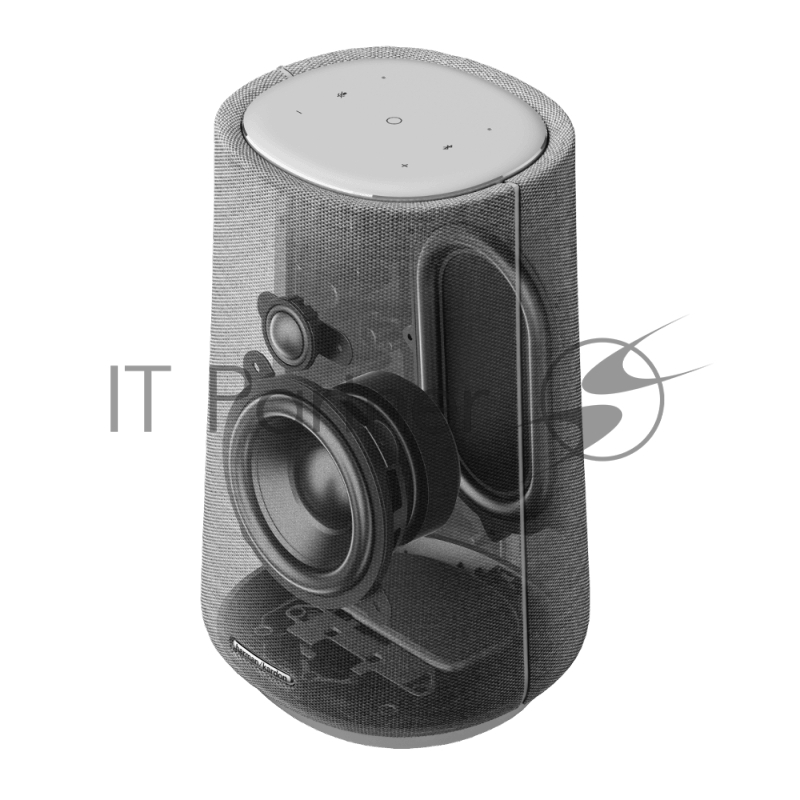 Портативная акустика Harman Kardon Citation 100 MKII А/С: 50W RMS, BT 4.2, Wi-Fi 802.11 a/b/g/n/ac, Google Assistant, 2.7 кг, цвет серый