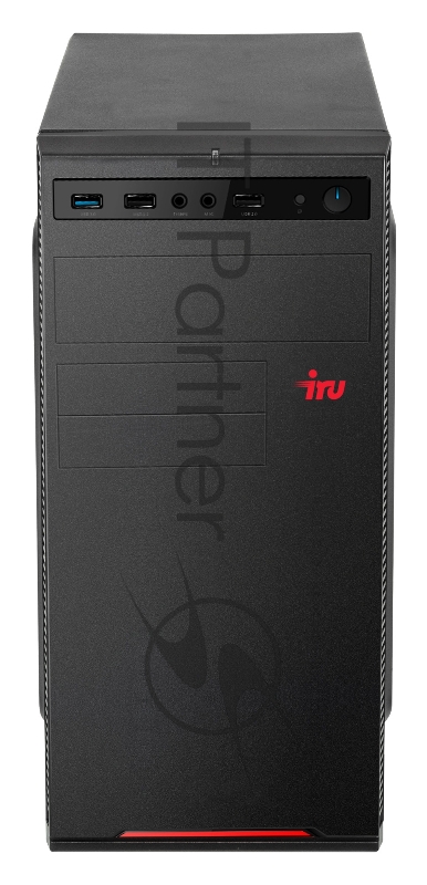 ПК IRU Home 320A3 MT Ryzen 3 3100 (3.6)/8Gb/SSD240Gb/GTX1650 4Gb/Windows 10 Home Single Language 64/GbitEth/400W/черный