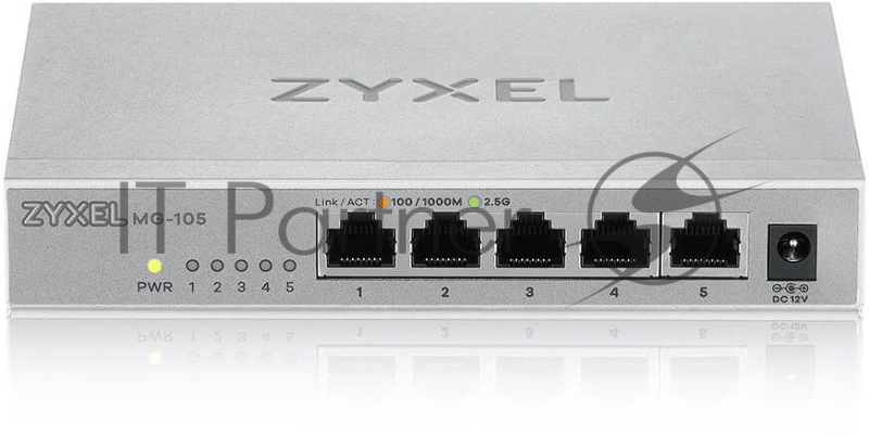 Коммутатор Zyxel MG-105-ZZ0101F неуправляемый