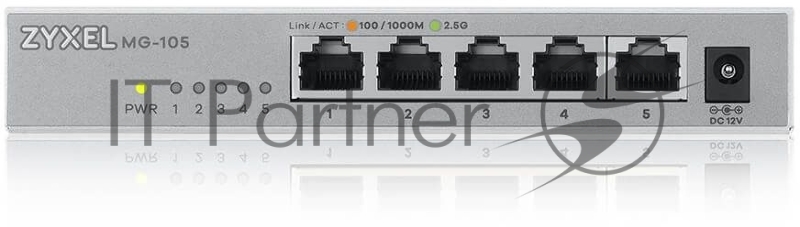 Коммутатор Zyxel MG-105-ZZ0101F неуправляемый