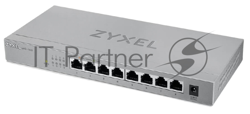 Коммутатор Zyxel MG-108-ZZ0101F неуправляемый