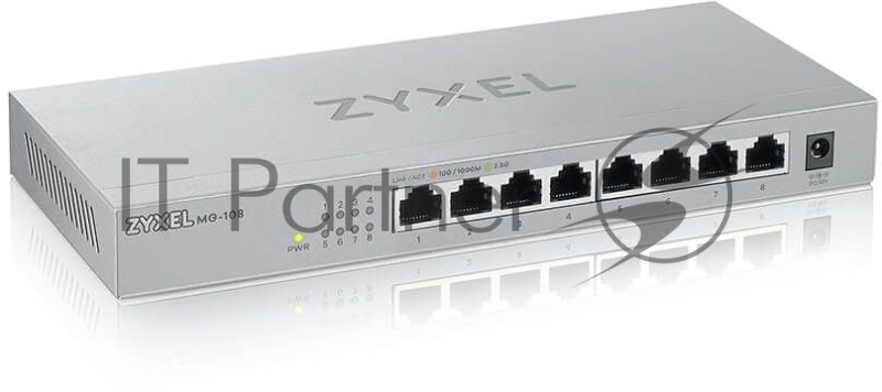 Коммутатор Zyxel MG-108-ZZ0101F неуправляемый